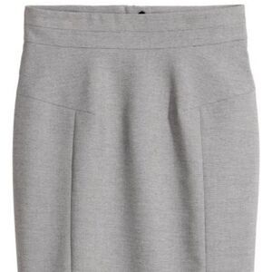 H&M Light Gray Pencil Skirt